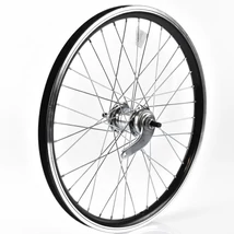 VeloGo Kerék 20&quot; 406 H. DF. alu abr kontrás CZ agy fekete