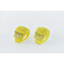 VeloGo Villogó szett szilikonos e+h 2 ledes sárga