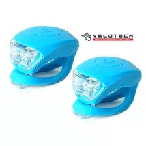 Velotech Villogó 2led kék