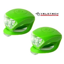 Velotech Villogó 2led zöld