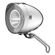 XLC Lámpa elemes első, Retro LED, króm, 20 LUX, kapcsoló