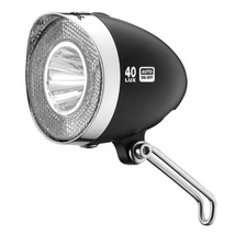 XLC Lámpa agydin.első, Retro LED, fekete, 40 LUX, kapcsoló, szenzor, állófény