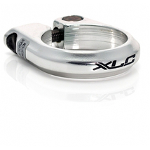 XLC Nyeregcsőbilincs oú-i 31,8 mm alu ezüst imbuszos PC-B02