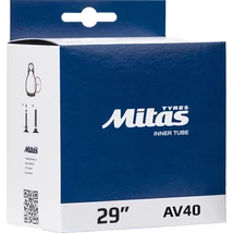 62/75-622 29x2,45/3,00 AV40 Plus Mitas kerékpár tömlő