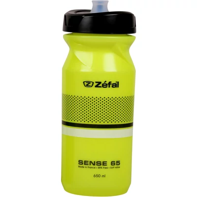 Zefal Kulacs Sense M65 - 650Ml Menetes Neon Sárga (Fekete/Fehér)