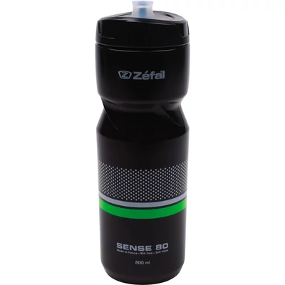 Zefal Kulacs Sense M80 - 800Ml Menetes Fekete (Fehér/Zöld)