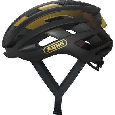 ABUS kerékpáros sport sisak AirBreaker, In-Mold, black gold, L