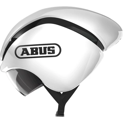 ABUS kerékpáros időfutam sisak GameChanger TT, In-Mold, shiny white, S