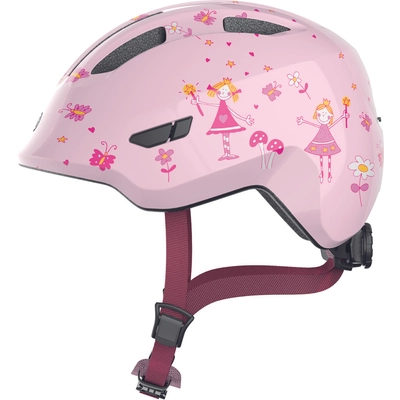 ABUS kerékpáros gyerek sisak Smiley 3.0, In-Mold, rose princess, S