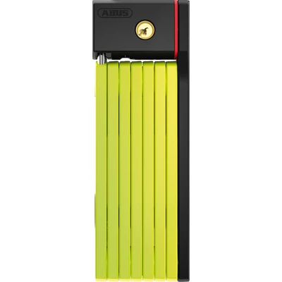 ABUS hajtogatható lakat uGrip BORDO Big 5700/100, SH tartóval, lime