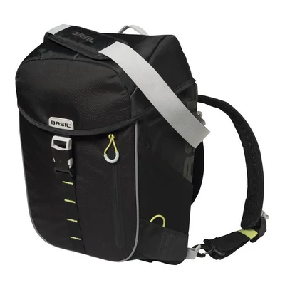 BASIL Táska Csomagtartóra 1 részes MILES Daypack 14L fekete-lime