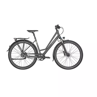 Bergamont Horizon N8 Belt Amsterdam unisex Trekking Kerékpár dark grey shiny