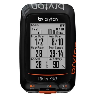BRYTON Computer RIDER 330T GPS szett (+HRM + CAD)