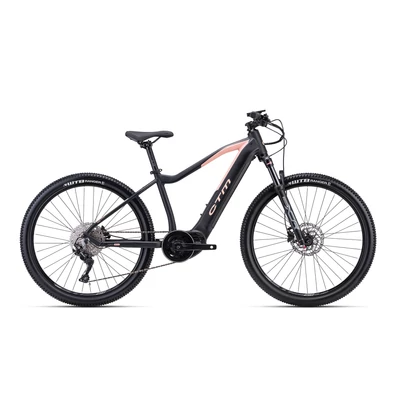 CTM Ruby Pro 27,5 női E-bike matt fekete / lazac