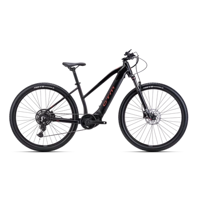 CTM Ruby X Pro 29 női E-bike matt fekete / fényes fekete / piros