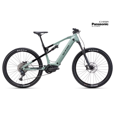 CTM Areon GX Xpert férfi Fully E-bike fekete / matt zsályazöld