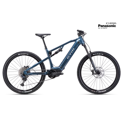 CTM Areon GX Xpert férfi Fully E-bike sötétkék gyöngyház / ezüst