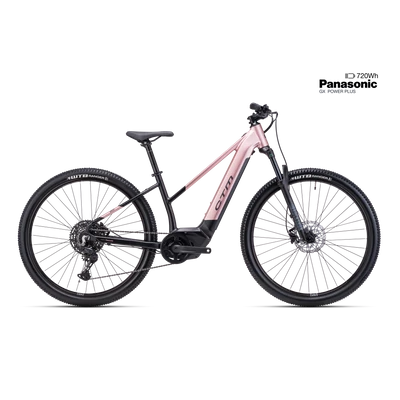 CTM Roxxy GX Pro női E-bike matt fekete / vintage pink gyöngyház