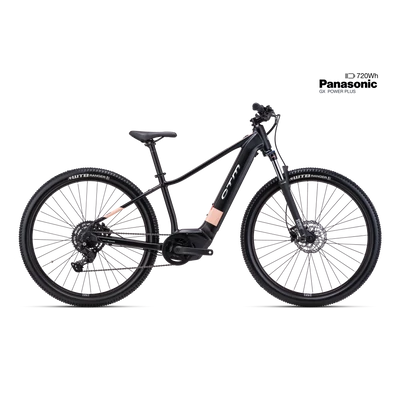 CTM Ruby GX női E-bike matt fekete / fényes vintage pink