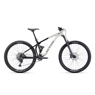 CTM Scroll férfi Fully Mountain Bike fekete / szürkésfehér