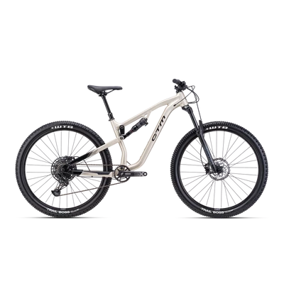 CTM Skaut 2.0 férfi Fully Mountain Bike fényes fekete / matt gold szürke