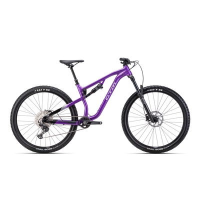 CTM Skaut 3.0 férfi Fully Mountain Bike fényes fekete / fényes lila