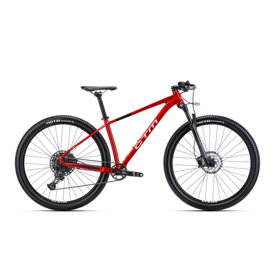 CTM Rascal 1.0 férfi Mountain Bike metálpiros / fekete / fehér