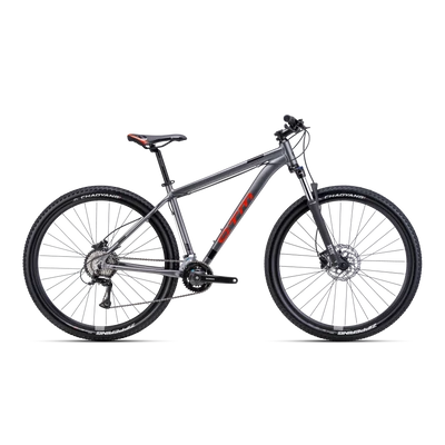 CTM Rein 3.0 férfi Mountain Bike matt sötétszürke / fényes fekete / piros