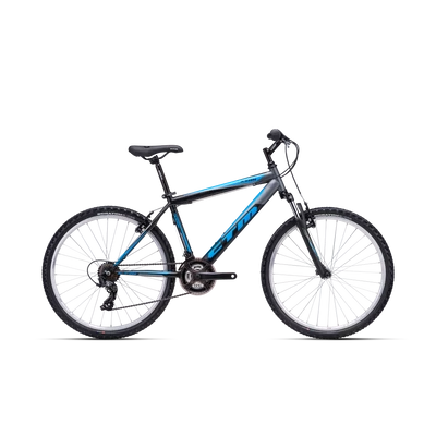 CTM Axon 26 Férfi Mountain Bike matt fekete / világoskék