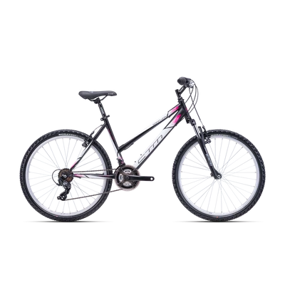 CTM Stefi 2.0 26 női Mountain Bike matt fekete / pink