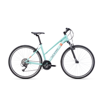 CTM Bora 1.0 női Cross Kerékpár matt türkíz / narancs