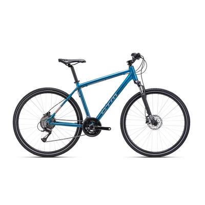 CTM Tranz férfi Cross Kerékpár matt sötétkék / szürke barna
