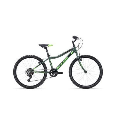 CTM Berry 1.0 24 Gyerek Kerékpár military zöld-lime