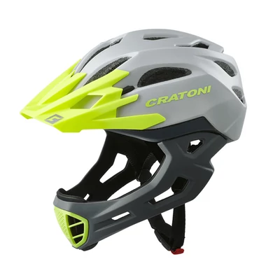 Cratoni Sisak C-maniac szürke-lime matt S-M 52-56cm