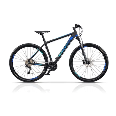 Cross GRX9 DB 29 férfi Mountain Bike mattfekete-kék