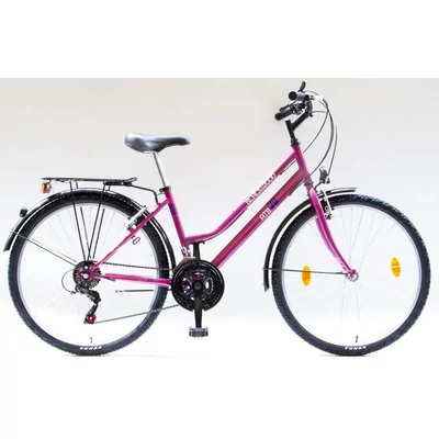 Csepel Blackwood ATB 26/16 18SP 2019 Női City Kerékpár ciklámen