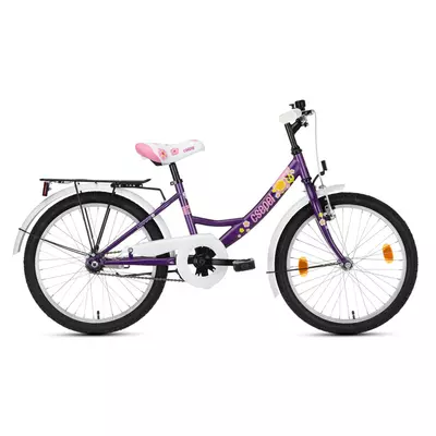 Csepel HAWAII 20&quot; GR 2023 Gyerek Kerékpár lila virág minta