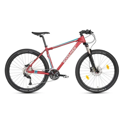 Csepel Woodlands Pro 27,5 Mtb 2.1 27sp Férfi Mountain Bike matt bordó 16,5&quot;