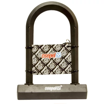 Csepel Zár U 186X260Mm Szilikon Kulcs Fekete Ty-3872