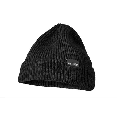 Sapka DT Swiss kötött fekete 50% gyapjú