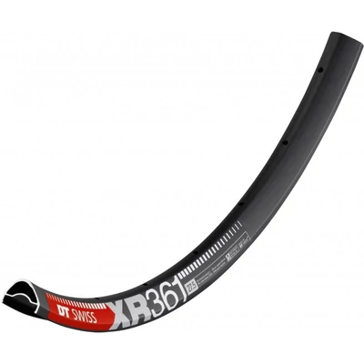  DT Swiss Abroncs XR 361 Asymmetric 27.5&quot; 32h fekete 22.5mm 