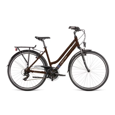 Dema Arosa Lady 1 női Trekking Kerékpár marron brown - blue 18