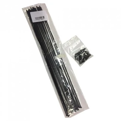 VISION Spoke KIT SC40 DB INOX 2/1.5/2 276mm straightpullw/NIPPLE