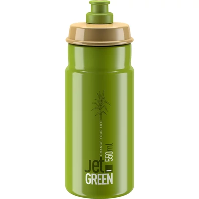 Elite Kulacs Jet Green Zöld/Fehér Logo 550 ml