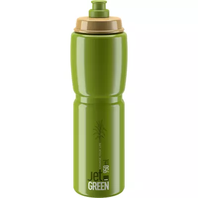 Elite Kulacs Jet Green Zöld/Fehér Logo 950 ml