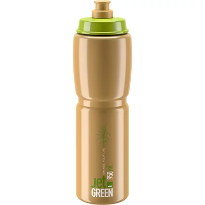 Elite Kulacs Jet Green Barna/Fehér Logo 950ml