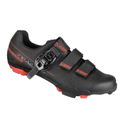 Exustar Cipő MTB SM3310B black/red