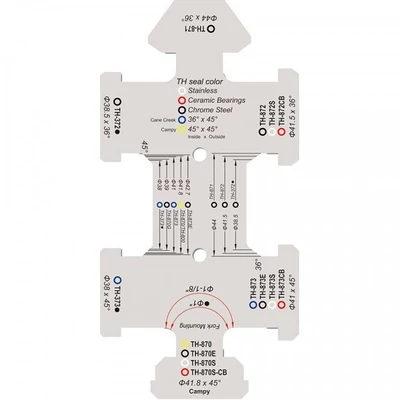 FSA Szerszám Kormány csapágyakhoz (sablon) 1" és 1-1/8" 