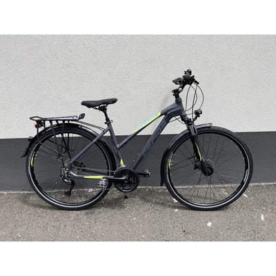 Gepida Alboin 500 28" L 27S női Trekking Kerékpár szürke-neon