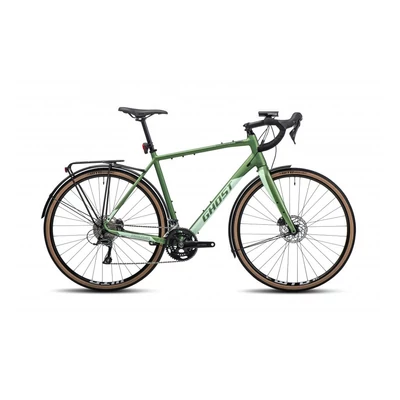 Ghost Road Rage EQ férfi Gravel Kerékpár Khaki Matt/Super Light Green